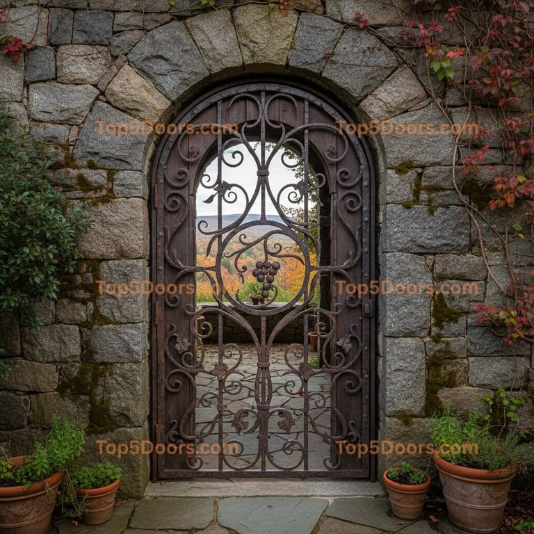 Vermont wine cellar door tuscan Door