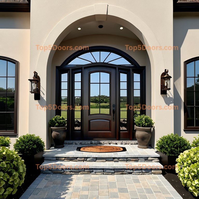 Virginia arched single coastal Door
