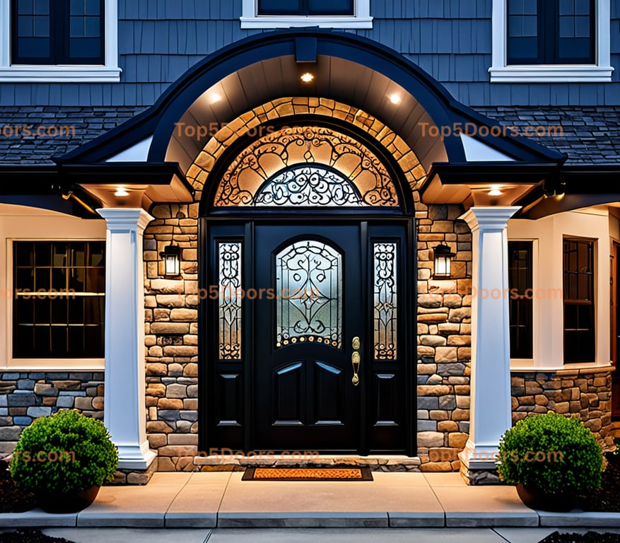 Virginia double craftsman Door
