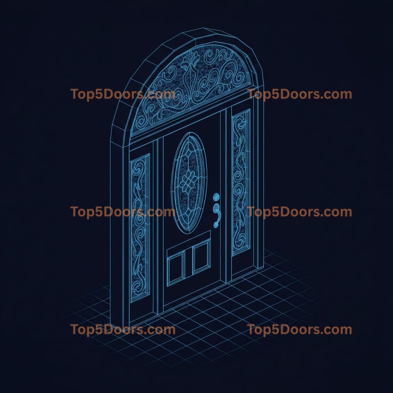 Virginia office door coastal Door