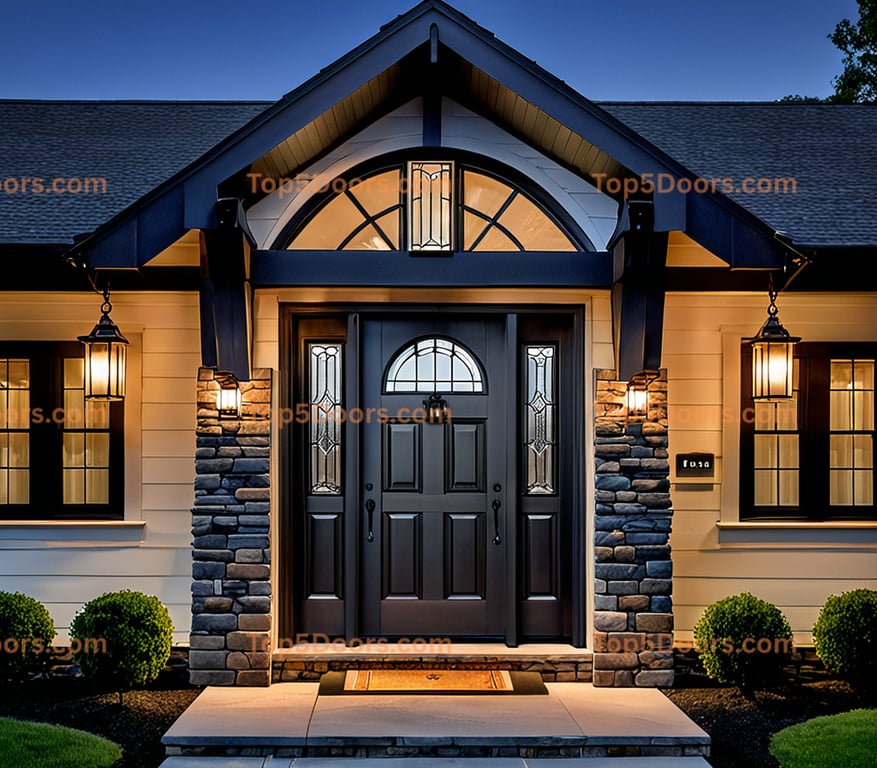 Virginia single craftsman Door