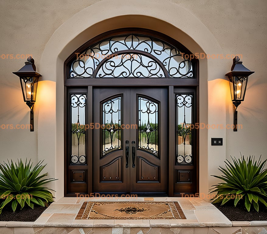 Virginia single spanish colonial Door