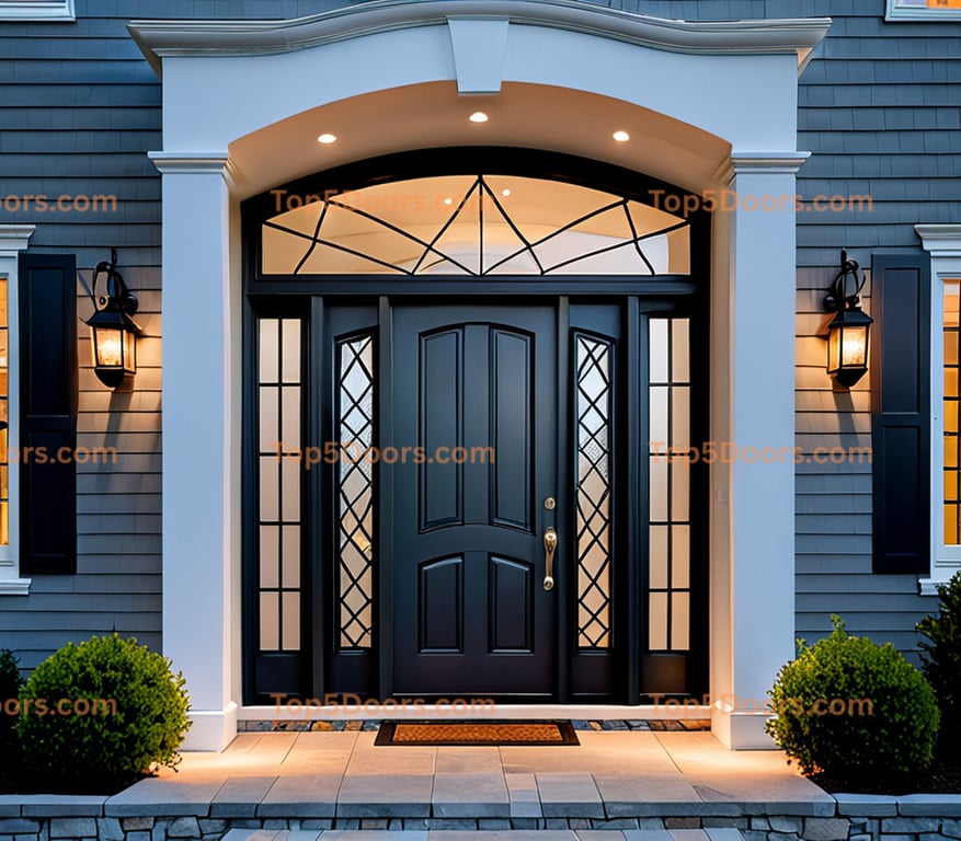 Virginia solid panel minimalist Door