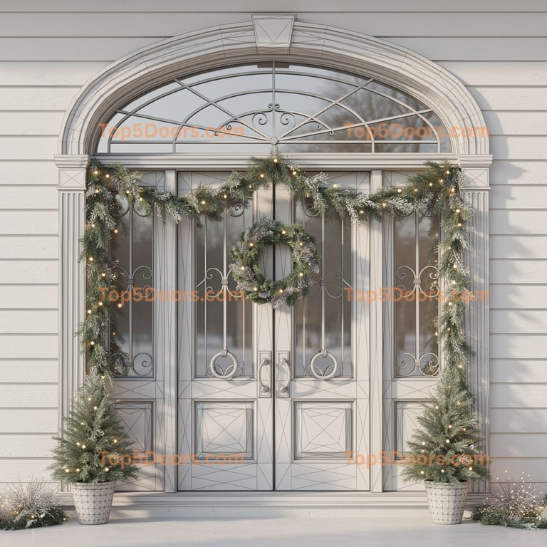 Virginia wrought iron arched double traditional america