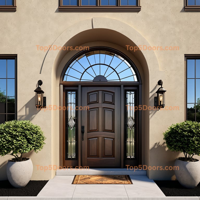 Washington arched single southwestern Door
