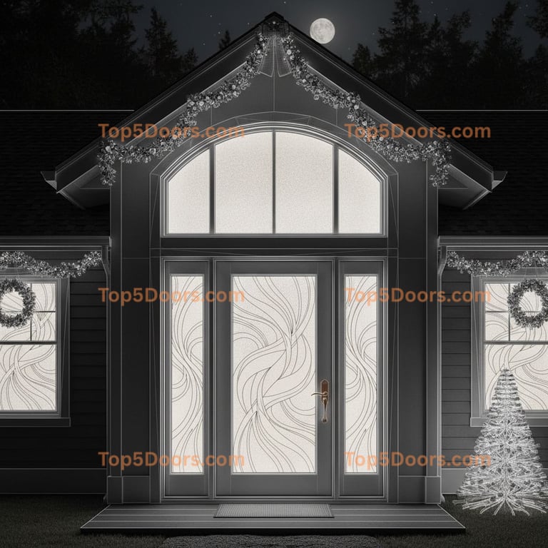 Washington arched single coastal Door