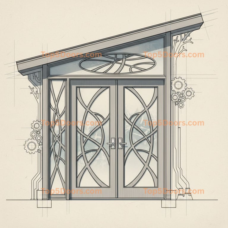 Washington double minimalist Door