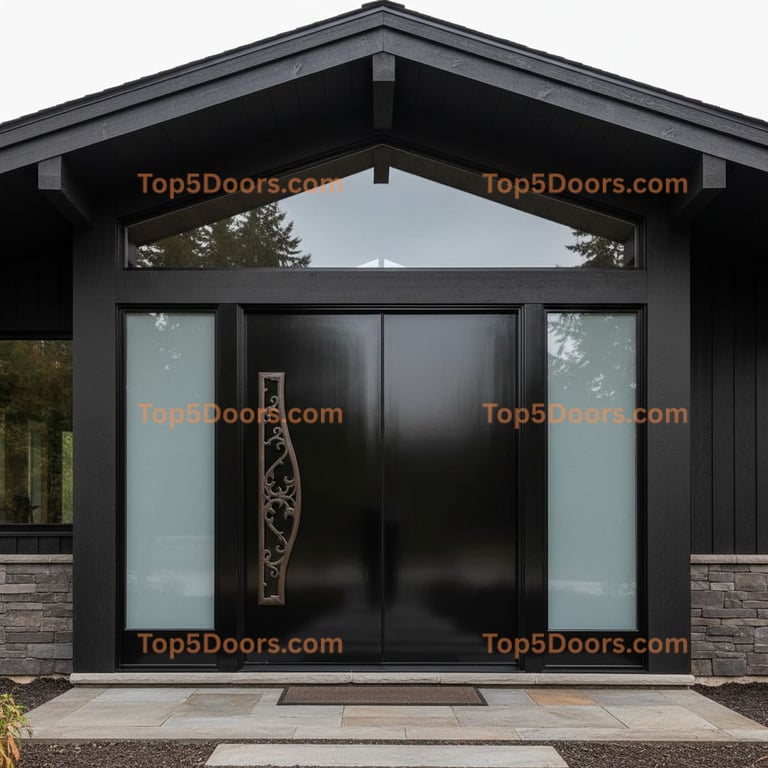 Washington front entry door traditional american Door