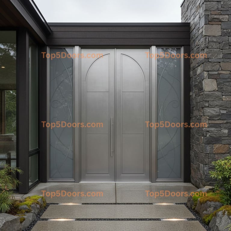 Washington front entry door minimalist Door