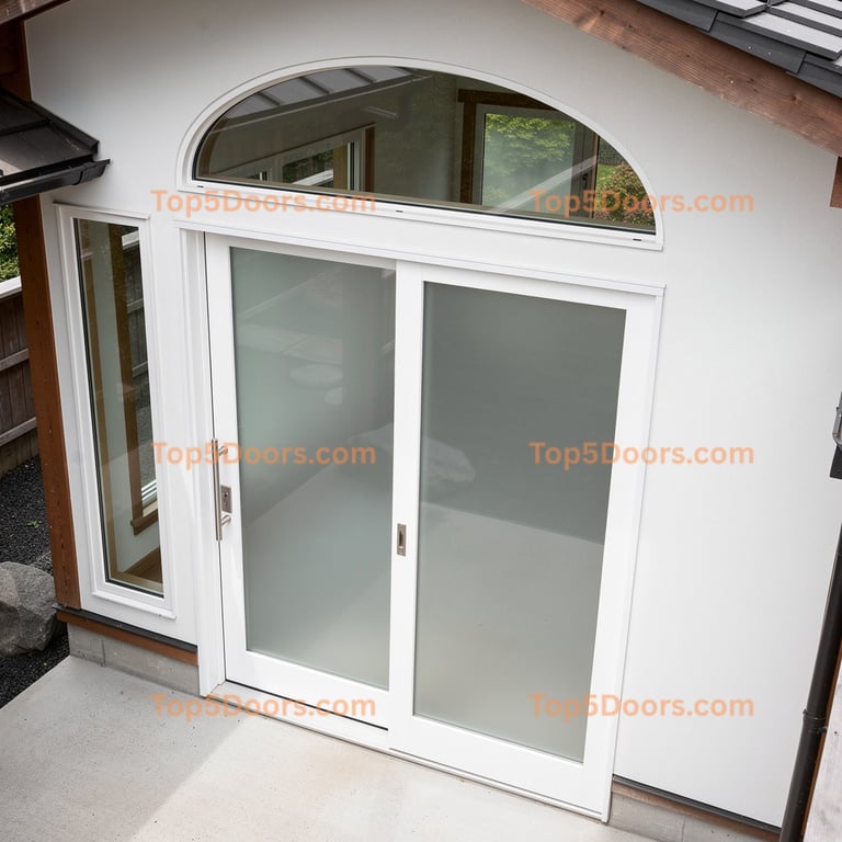 Washington patio sliding door japanese zen Door