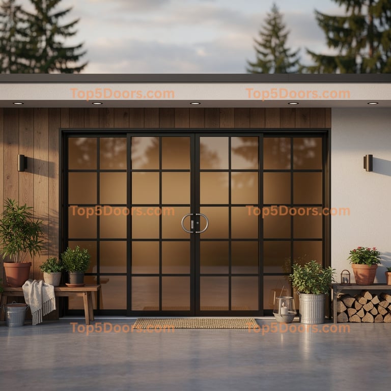 Washington patio sliding door korean modern Door