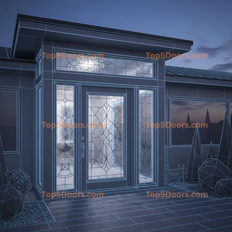 Washington patio sliding door modern Door