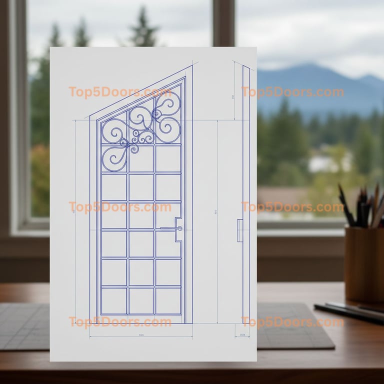 Washington wine cellar door modern farmhouse Door