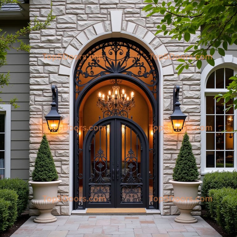 Washington wine cellar door traditional american Door