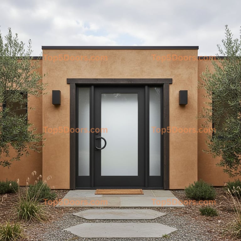 Washington wrought iron single tuscan Door