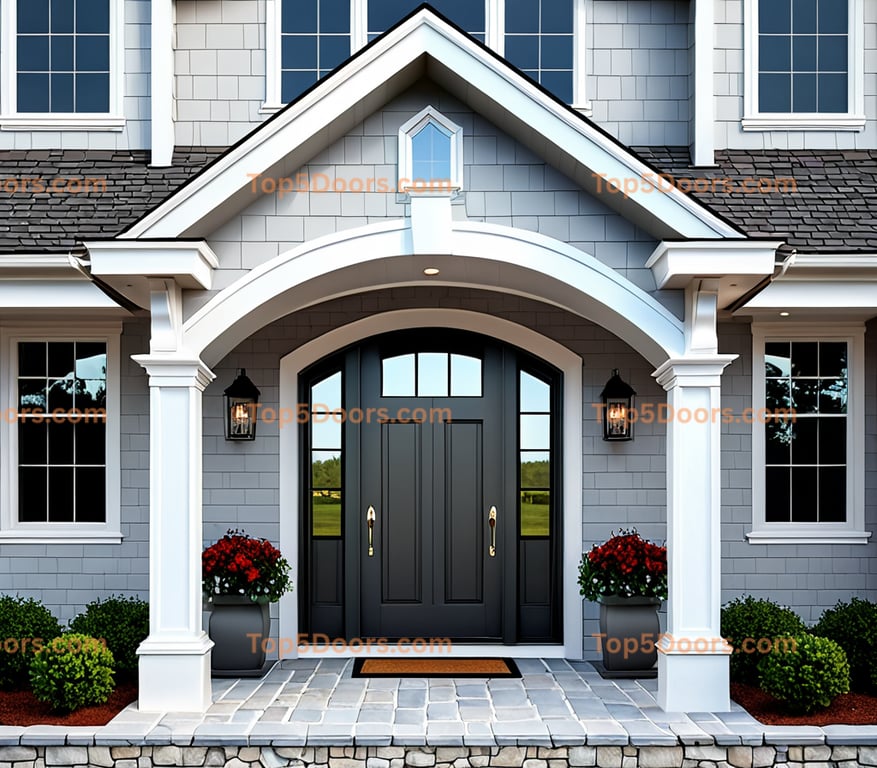 West Virginia arched single cape cod Door