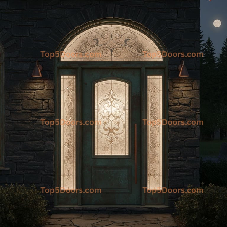 West Virginia arched single victorian Door