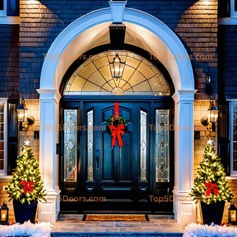 West Virginia arched single contemporary Door