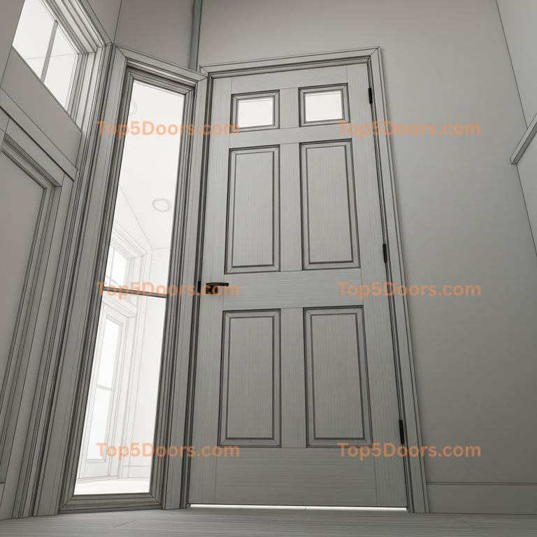 West Virginia closet french door minimalist Door