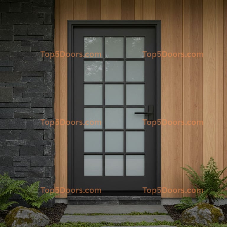 West Virginia exterior door japanese zen Door
