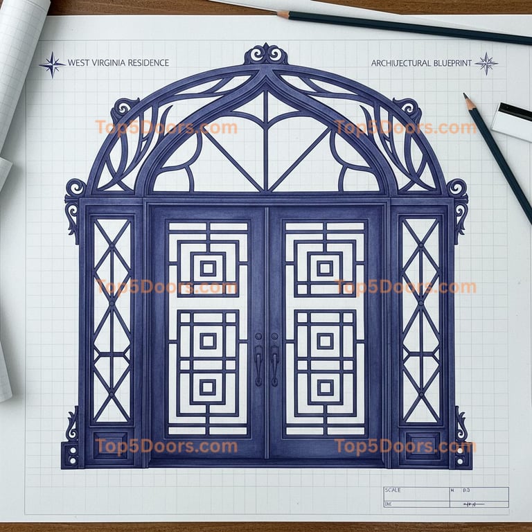West Virginia french door southwestern Door