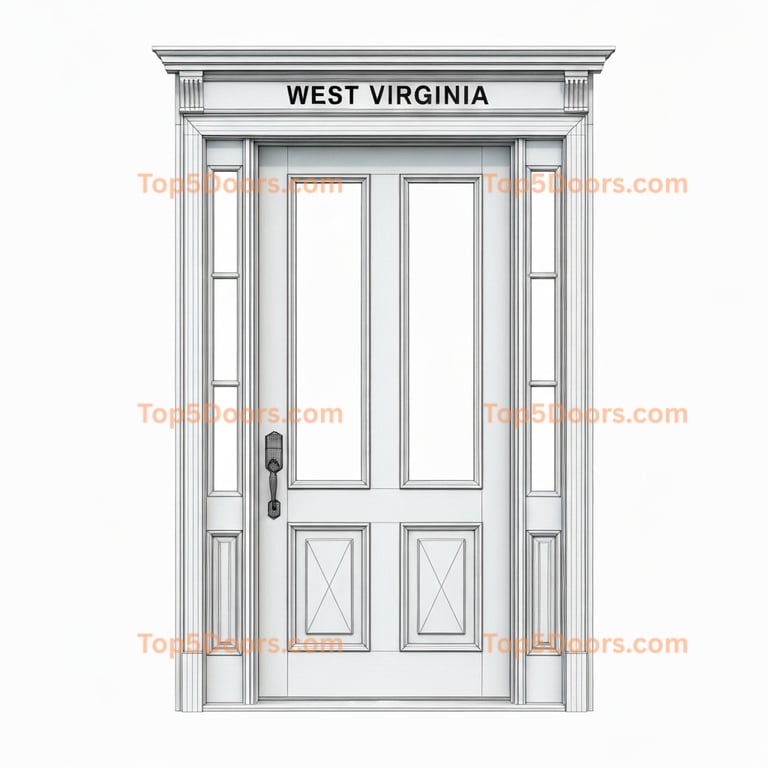 West Virginia french door victorian Door