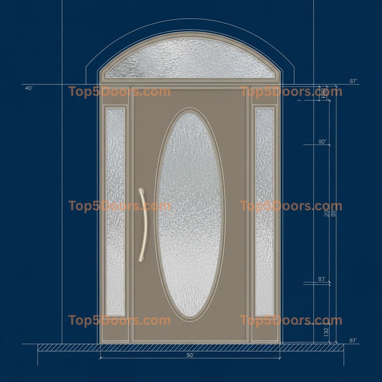 West Virginia office door mediterranean Door