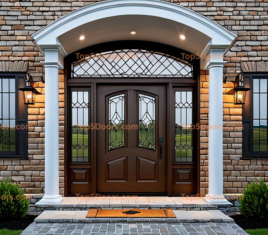 West Virginia steel frame scandinavian Door