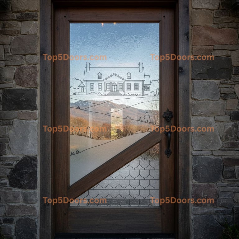 West Virginia wine cellar door georgian Door