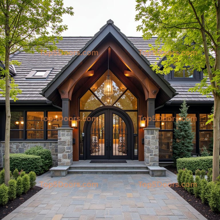 West Virginia wine cellar door japanese zen Door