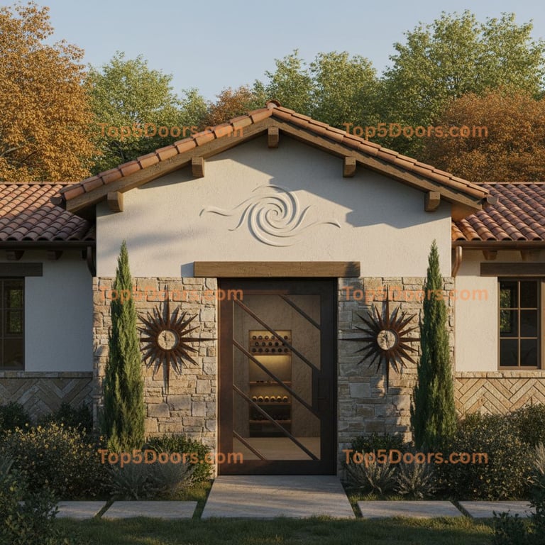 West Virginia wine cellar door mediterranean Door