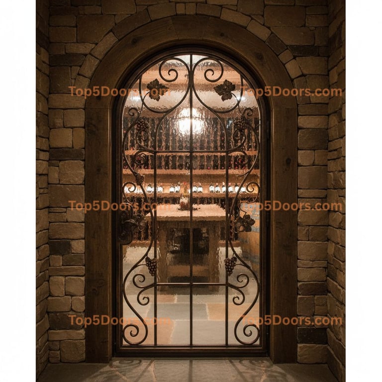 West Virginia wine cellar door french country Door