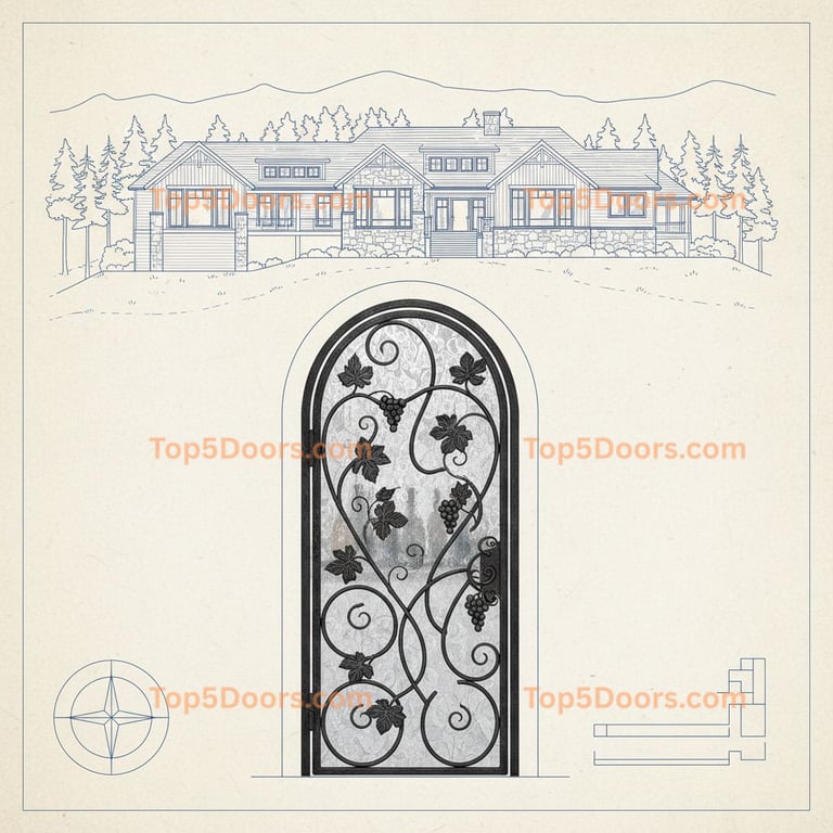 West Virginia wine cellar door contemporary Door