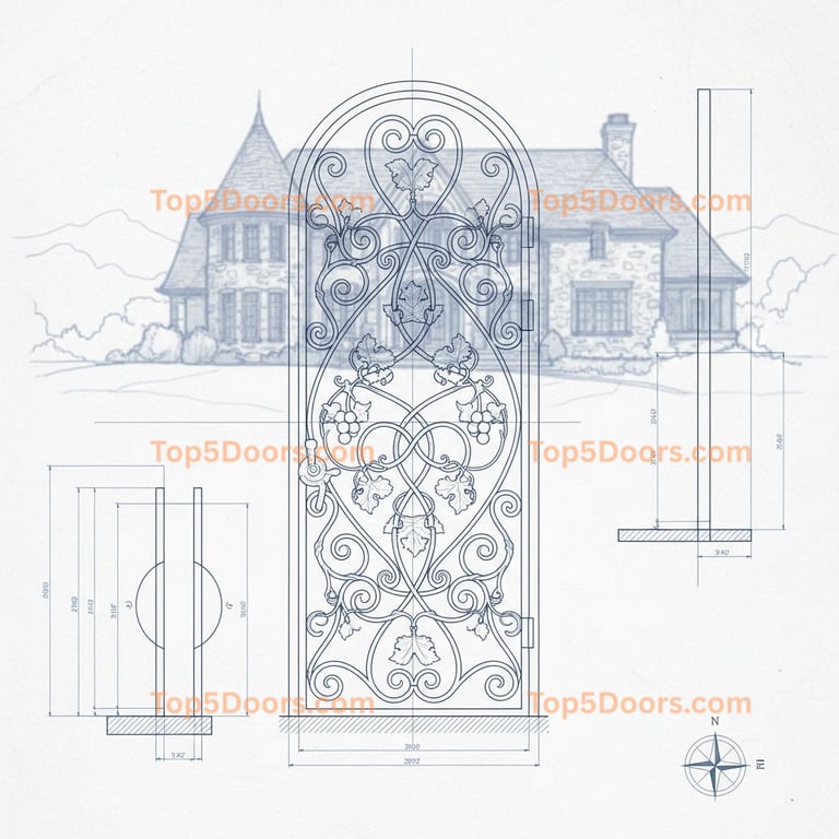 West Virginia wine cellar door european classic Door