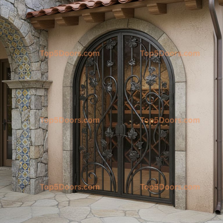 West Virginia wine cellar door spanish colonial Door