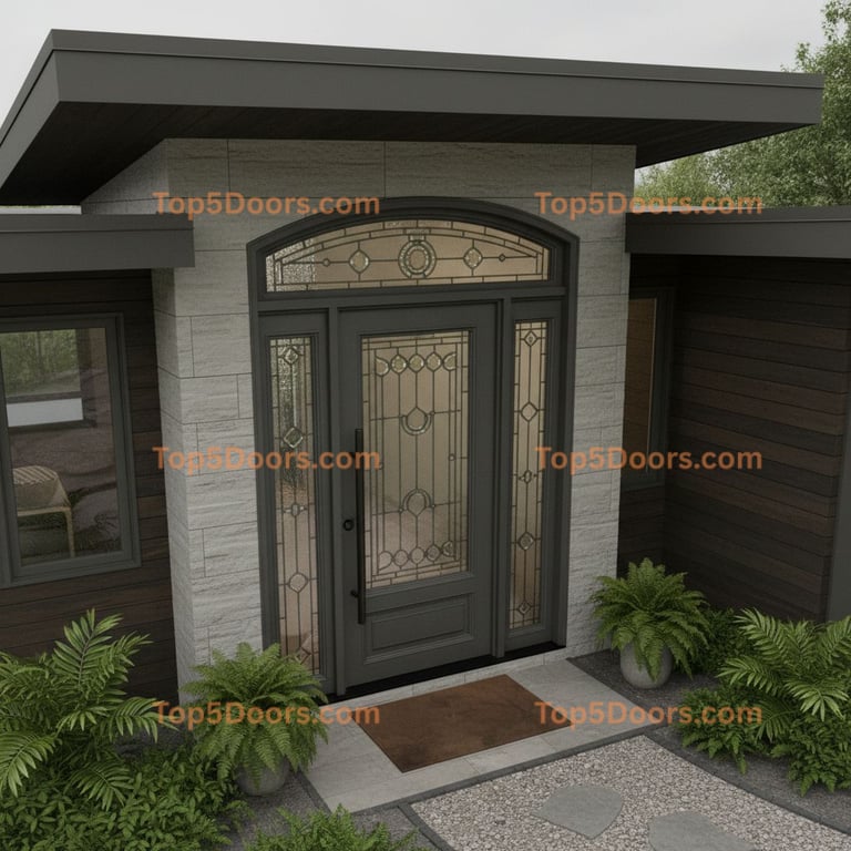 West Virginia wrought iron french door minimalist Door