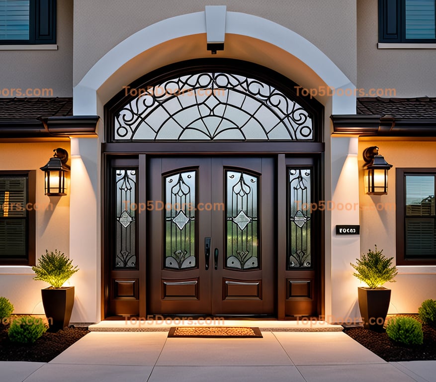 Wisconsin arched single european classic Door