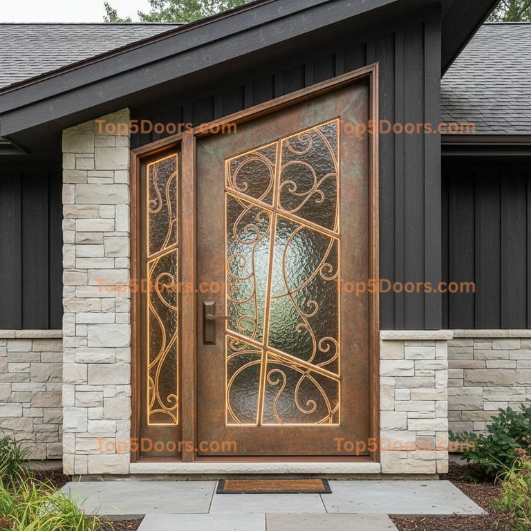 Wisconsin entry door traditional american Door