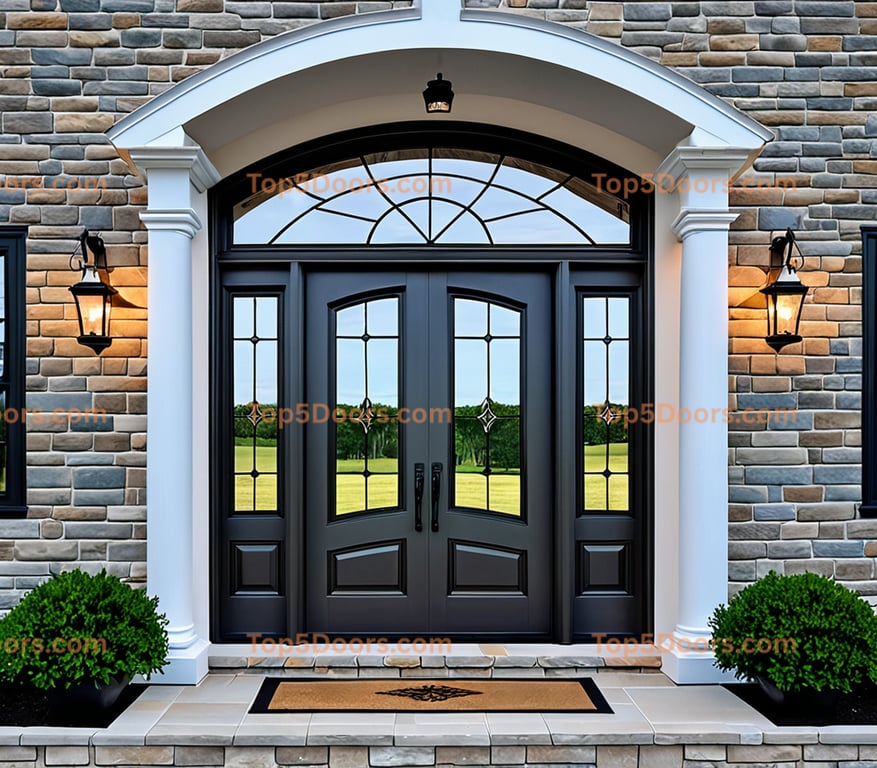 Wisconsin french door georgian Door