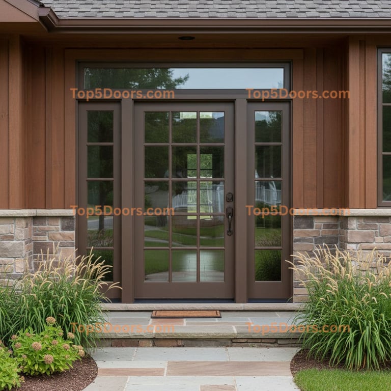 Wisconsin french door craftsman Door