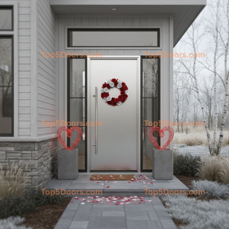 Wisconsin front entry door modern farmhouse Door