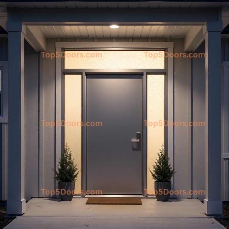 Wisconsin front entry door modern farmhouse Door