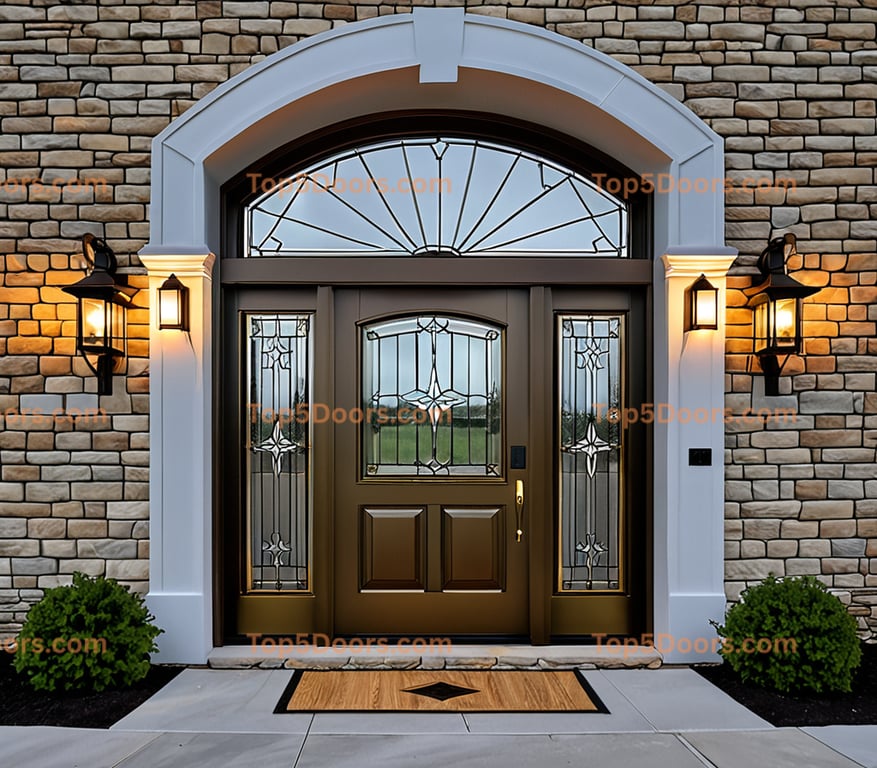 Wisconsin glass paneled industrial Door