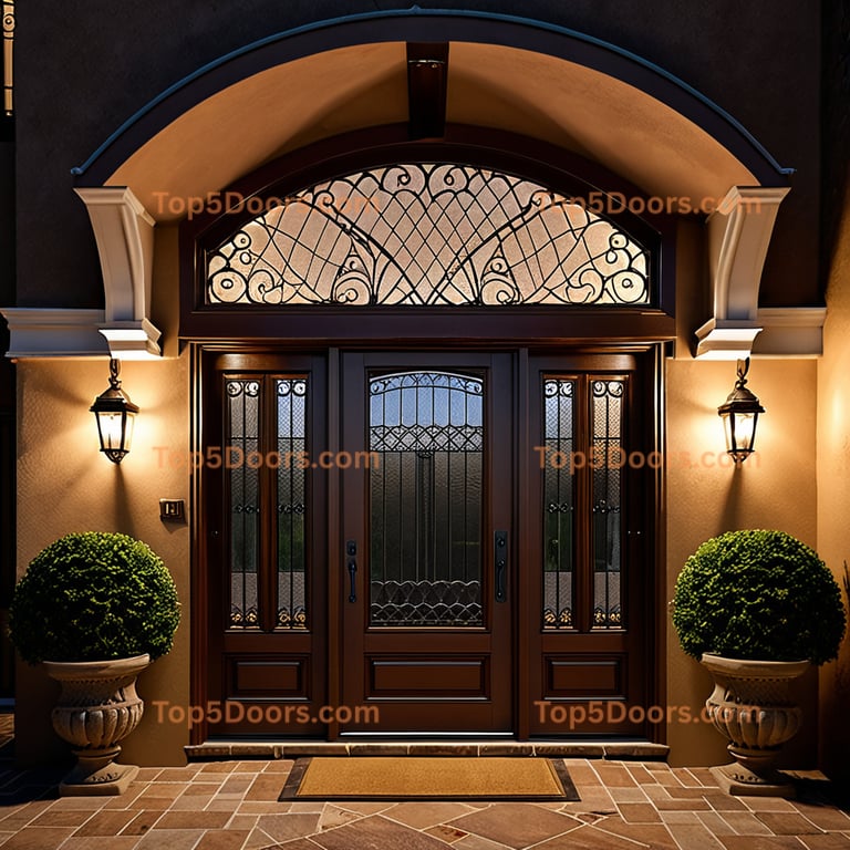 Wisconsin patio sliding door spanish colonial Door