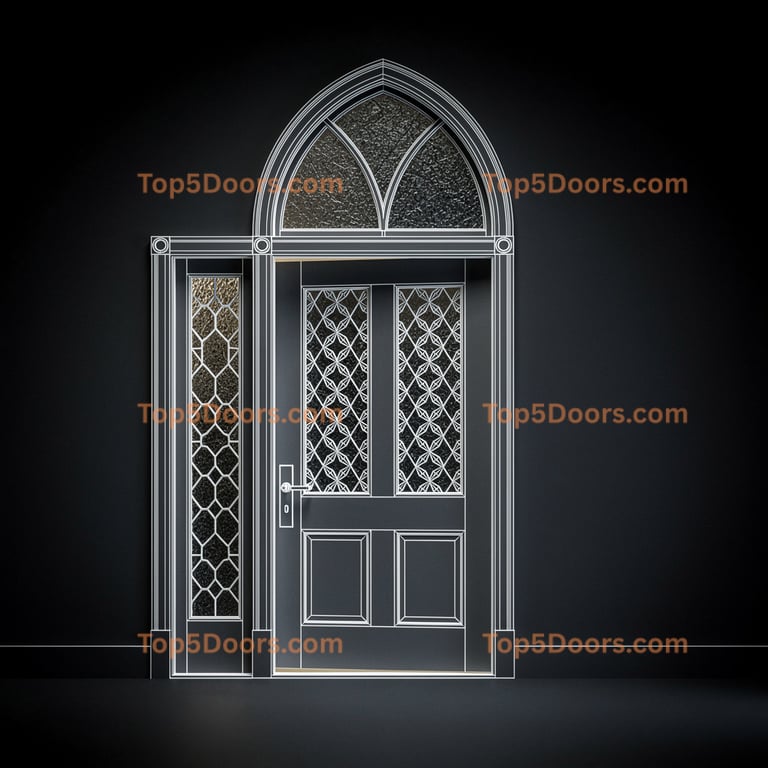Wisconsin pivot victorian Door