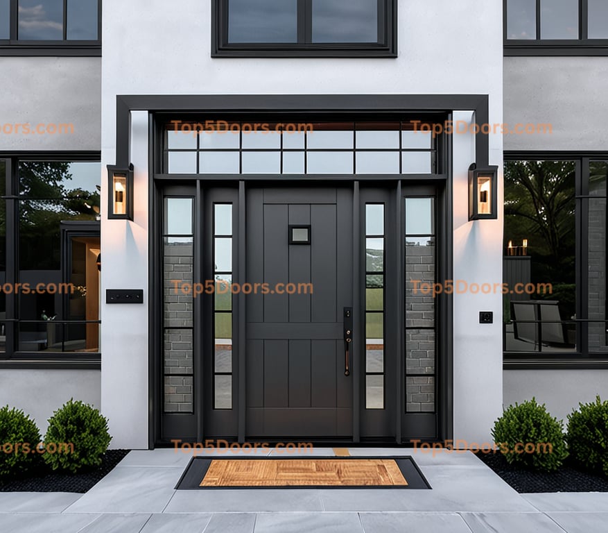 Wisconsin pivot korean modern Door