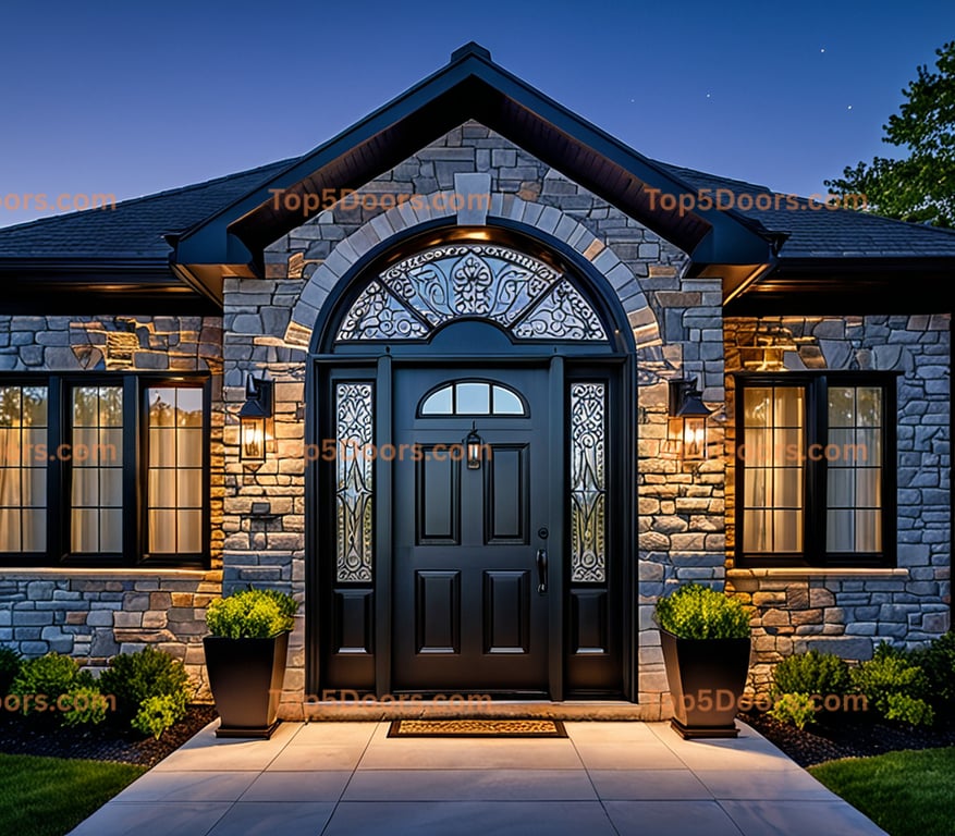 Wisconsin pivot contemporary Door