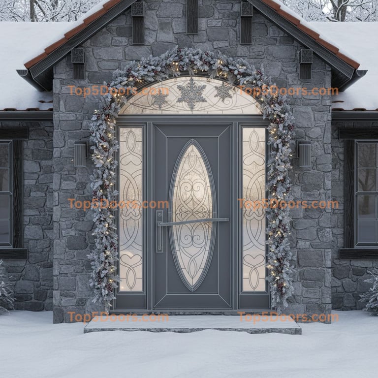 Wisconsin single spanish colonial Door