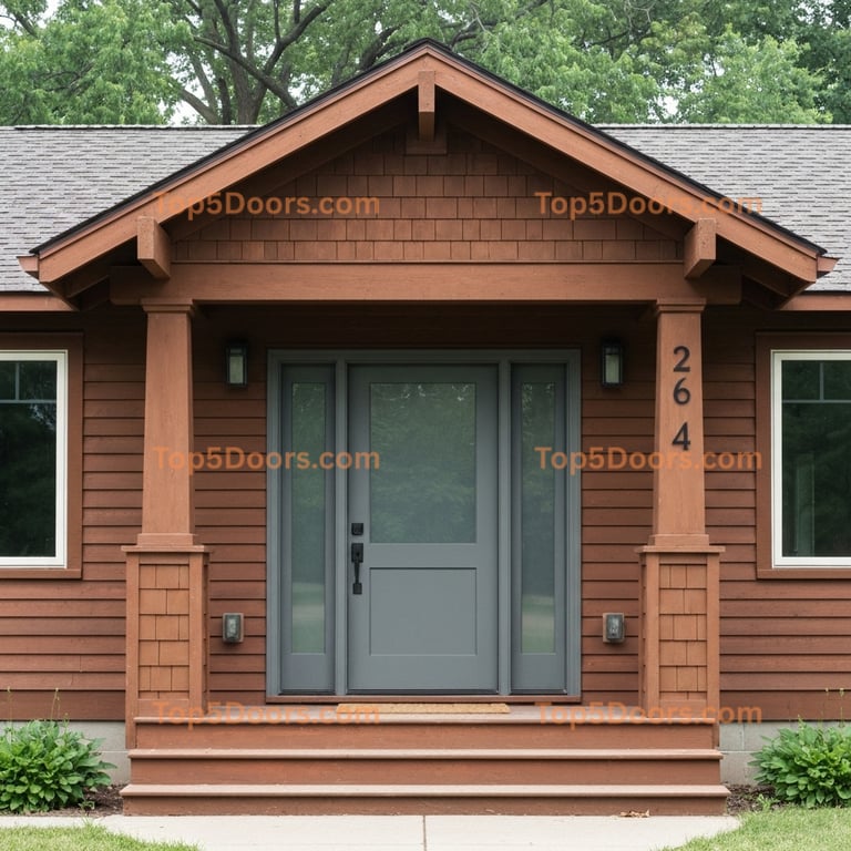 Wisconsin single craftsman Door