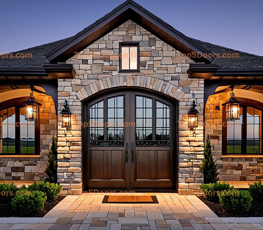 Wisconsin steel frame mediterranean Door